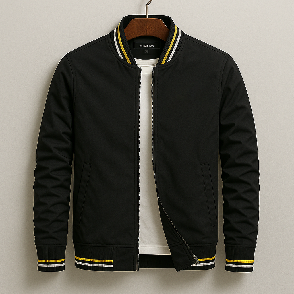 Jarek™ | Elegancka kurtka bomberka w paski