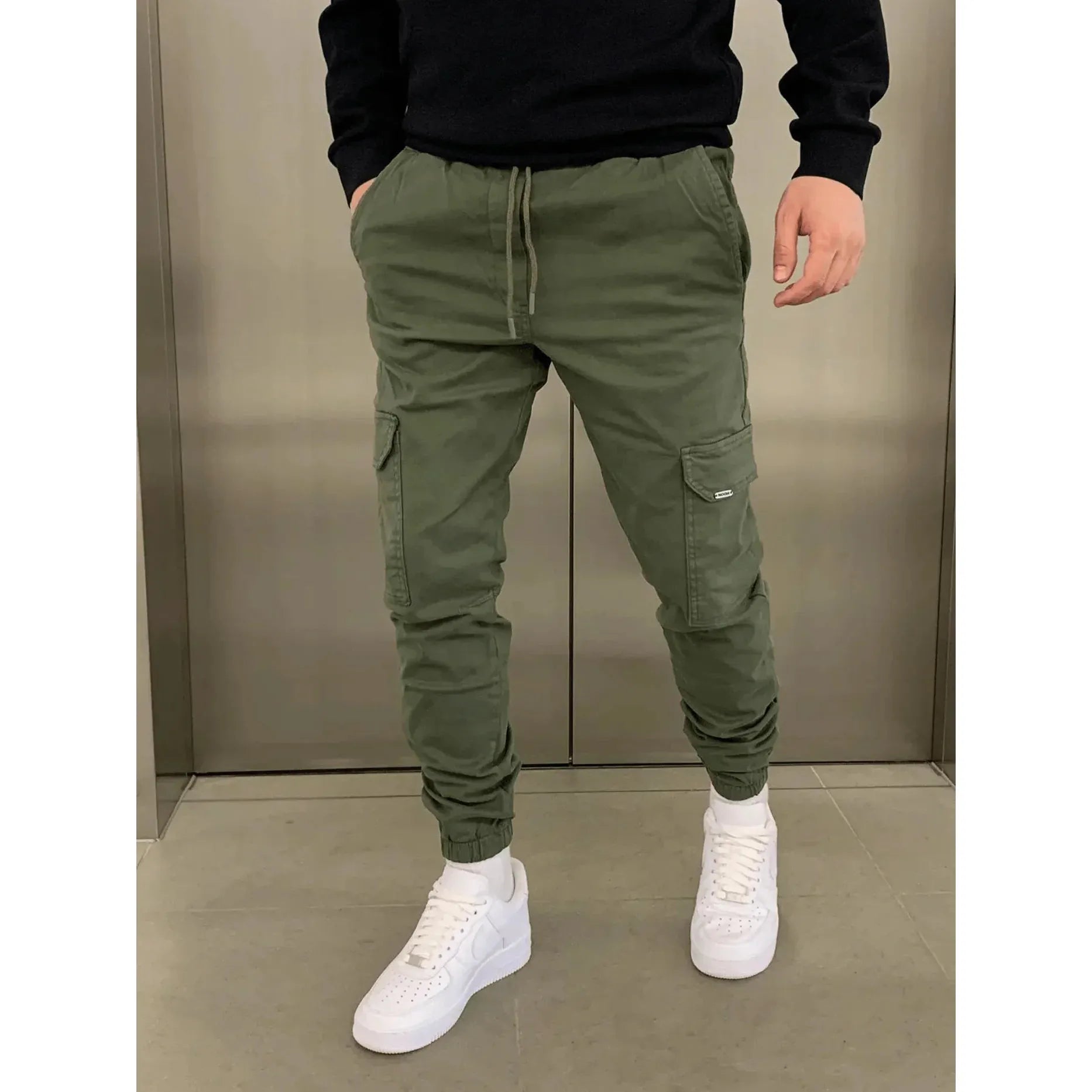 Adrian™ | SPODNIE CARGO Z ELASTANU KOMFORTOWE