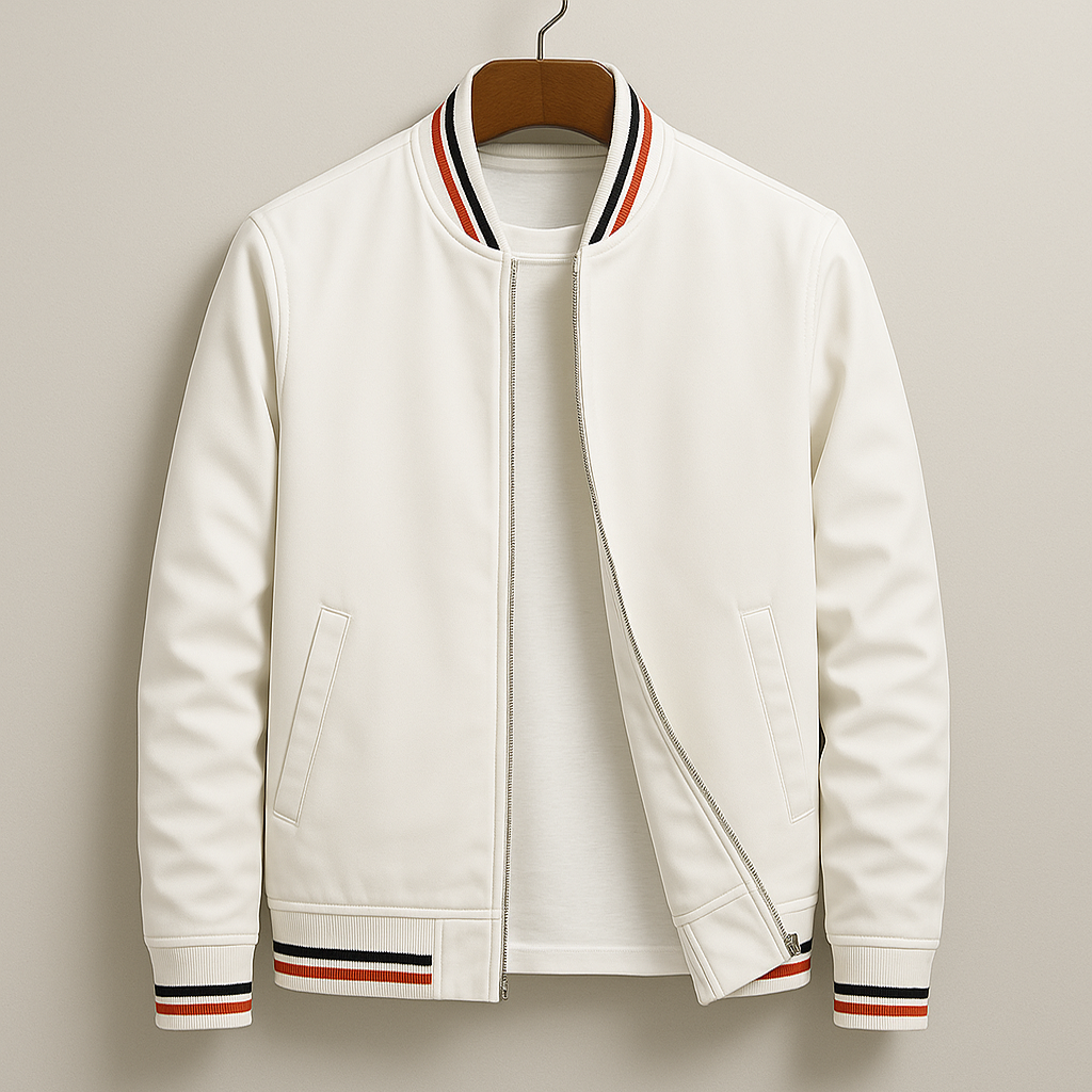 Jarek™ | Elegancka kurtka bomberka w paski